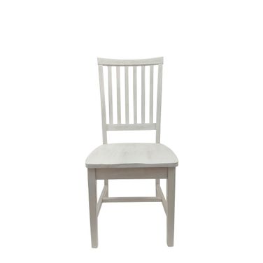 Hudson Dining Chair In White Wash