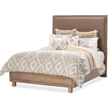 Hudson Ferry Driftwood California King Panel Bed KI-HUDF014CKB-216