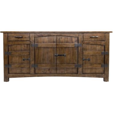 Hudson Large Cabinet In Medium Brown