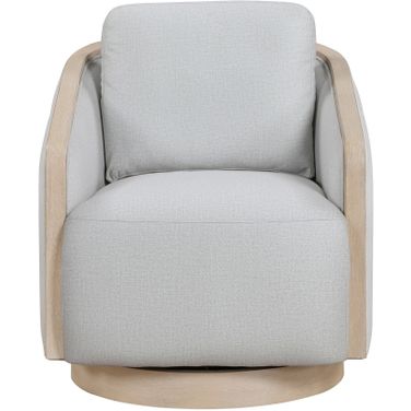 Hugo Swivel Chair In Gray