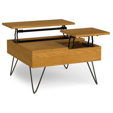 Hunter Lift Top Square Coffee Table In Oak
