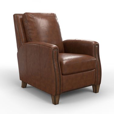 Hunter Power High Leg Recliner with Power Headrest In Chestnut