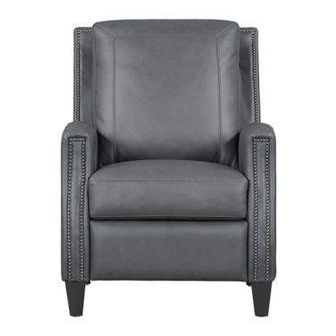Hunter Power High Leg Recliner with Power Headrest In Echo Grey
