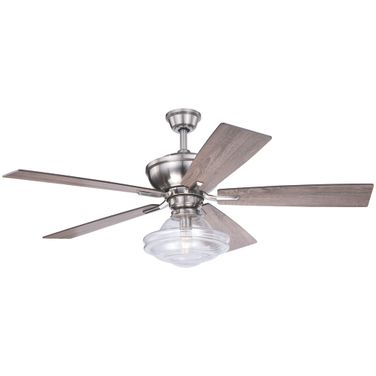 Huntley 52 Inch LED Ceiling Fan In Satin Nickel