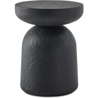 Hurlee Outdoor Accent Table In Black