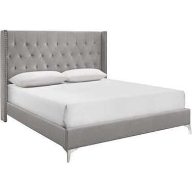 Huxley King Bed In Gray