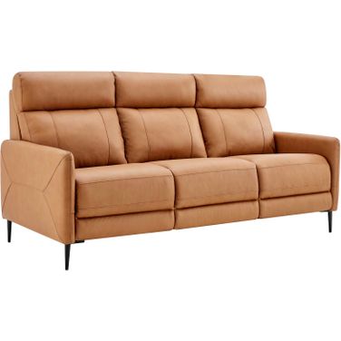 Huxley Leather Sofa In Tan