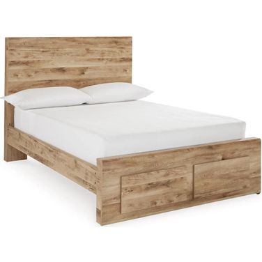 Hyanna Full Panel Storage Bed In Tan