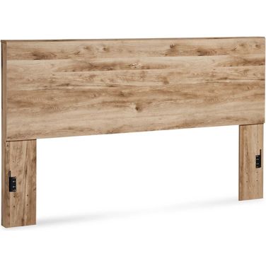 Hyanna Tan Brown King Panel Headboard Only