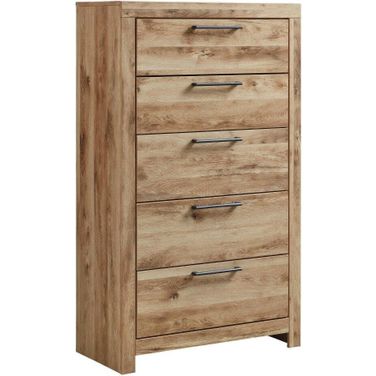 Hyanna Tan Five Drawer Chest