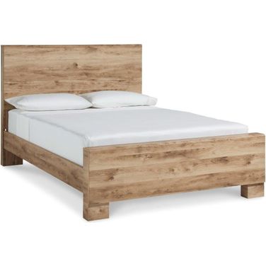 Hyanna Tan Queen Panel Bed