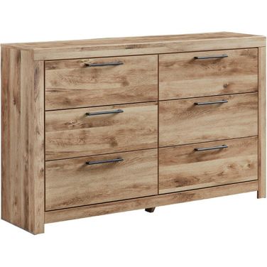 Hyanna Tan Six Drawer Dresser