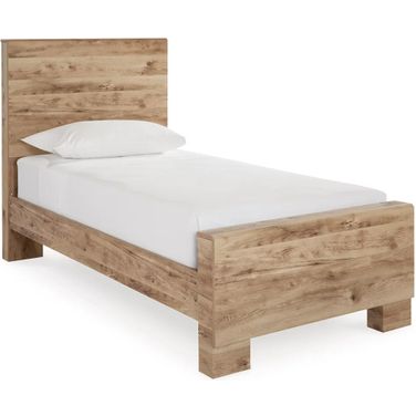 Hyanna Twin Panel Bed In Brown
