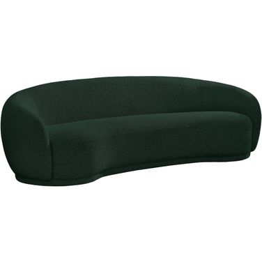 Hyde Boucle Fabric Sofa In Green