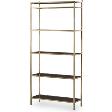 Hyde Park Etagere 38 x 14 x 80 In London Brown