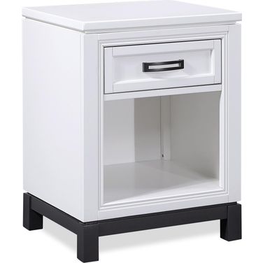 Hyde Park Nightstand In White
