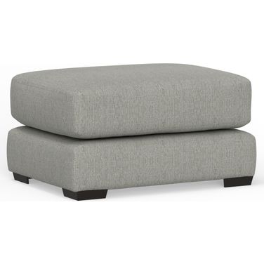 Hyde Park Ottoman In Stone