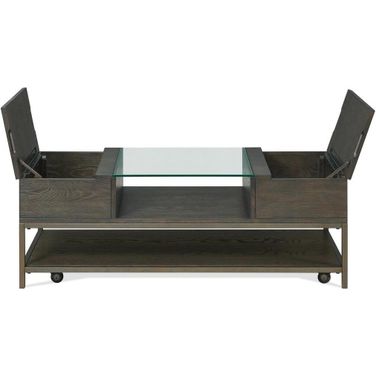Hyde Rectangular Coffee Table In Caviar