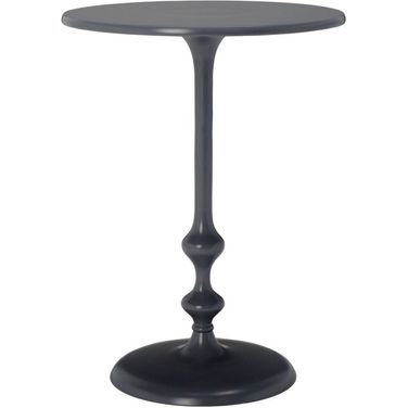 Hydra Round Side Table in Dark Grey