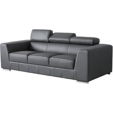 Icon Dark Gray Premium Leather Sofa