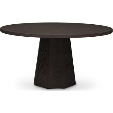 IE Series Kaia Round Dining Table In Charcoal