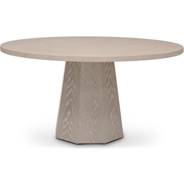 IE Series Kaia Round Dining Table In Taupe Grey
