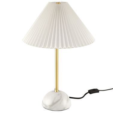 Illusion Marble Dome Table Lamp In Brass