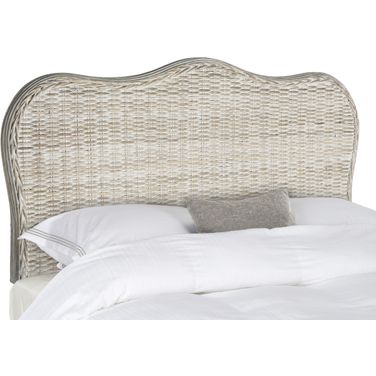 Imelda White Washed King Headboard