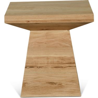Incus 24 Inch Side Table In Natural Oak