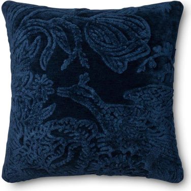 Loloi GPI04 Indigo 26" x 26" Cover w/Poly Pillow
