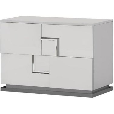 Infinity Premium Night Stand in Bianco Lucido