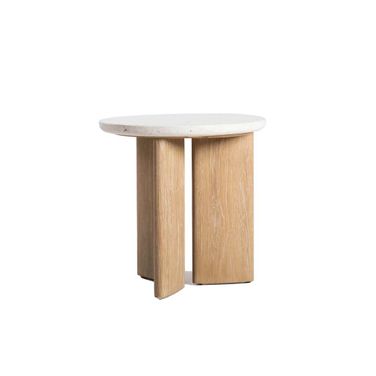 Infinity Side Table In Seashell
