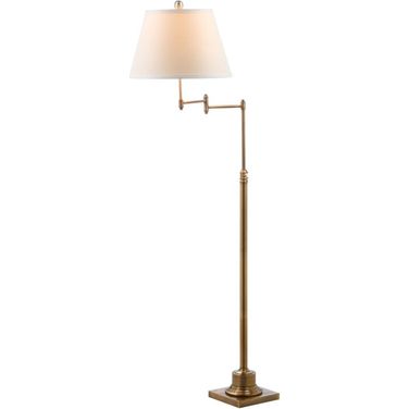 Ingram Gold 68.5 Inch Adjustable Swivel Floor Lamp