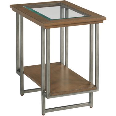 Ingrid Rectangular Chairside Table In Bronze
