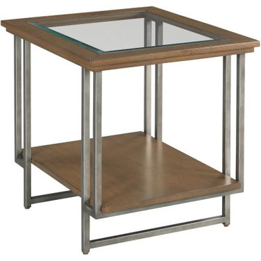 Ingrid Rectangular End Table In Bronze