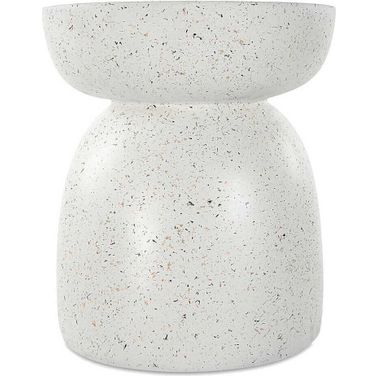 Inhale Cast Accent Table In White