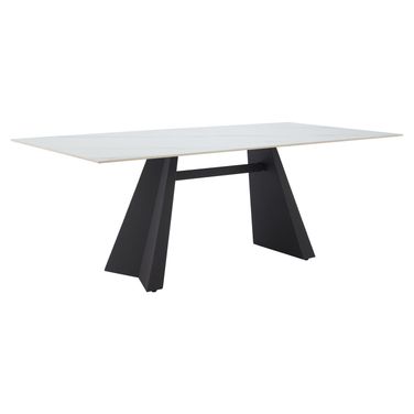 Inky Dining Table In White
