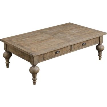 Interlude 52 Inch Coffee Table In Sandstone Buff