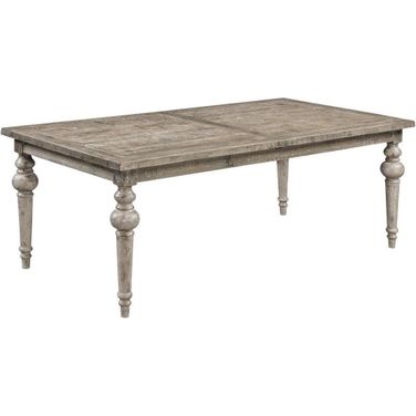 Interlude Butterfly Leaf Dining Table In Sandstone Buff