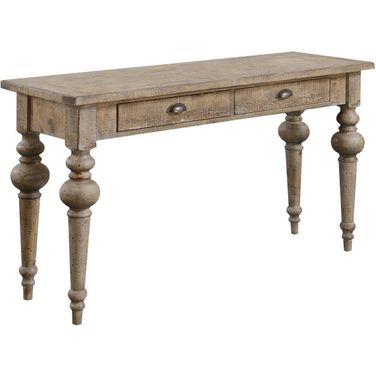 Interlude Sofa Table In Sandstone Buff