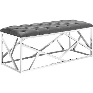 Intersperse Silver Gray Bench