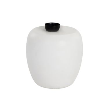 Iolite End Table In White