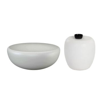 Iolite Occasional Table Set In White