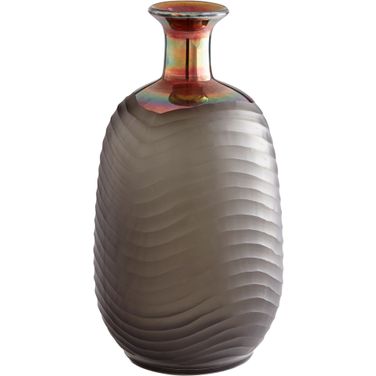 Iridescent Medium Jadeite Vase