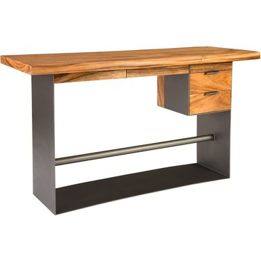 Iron Frame Standing Desk with Drawers