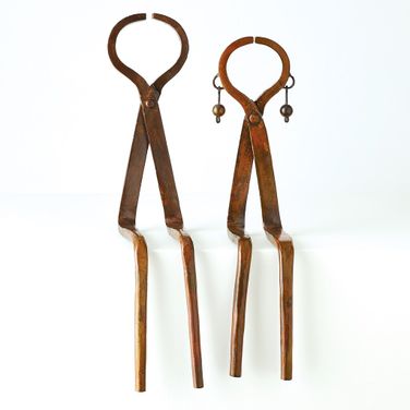 Iron Sitting Couple In Clear