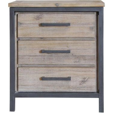 Irondale Brown and Grey Nightstand