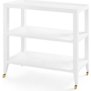 Isadora Console Table In Chiffon White