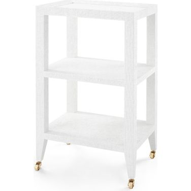 Isadora Side Table In Chiffon White