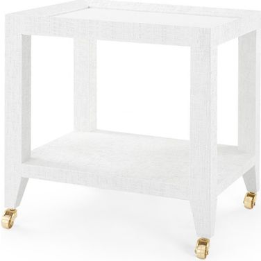 Isadora Tea Table In Chiffon White